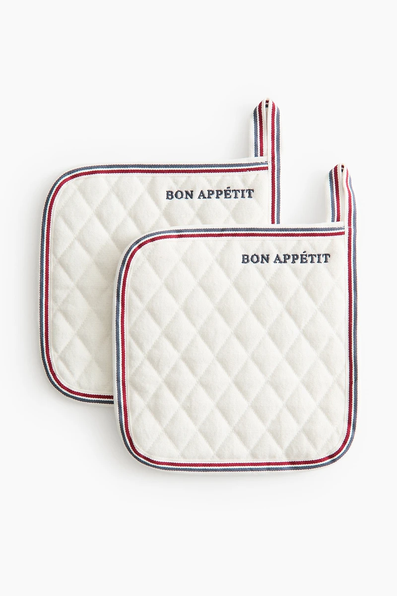 2-Pack Quilted Pot Holders