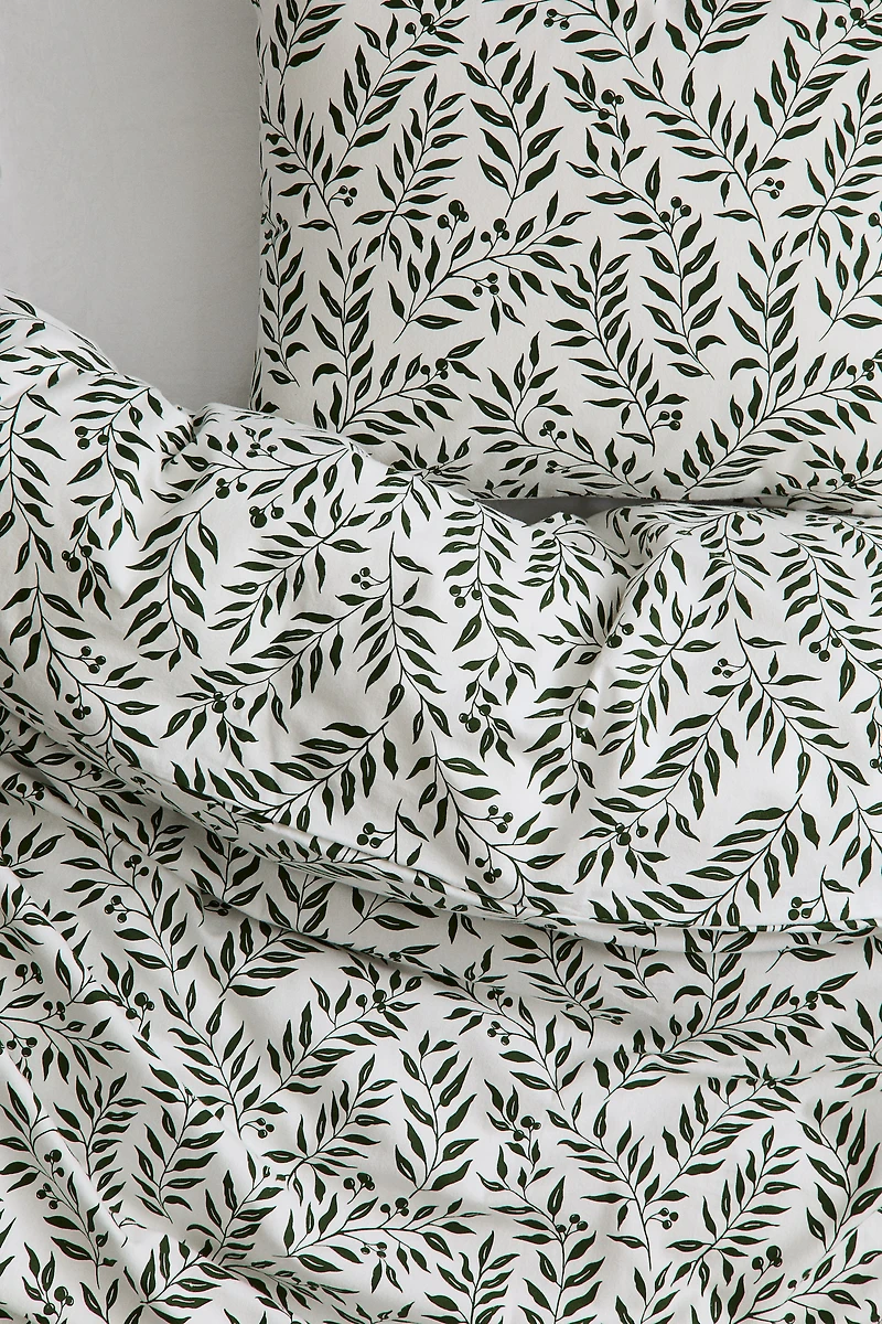 Twin Flannel Duvet Cover Set