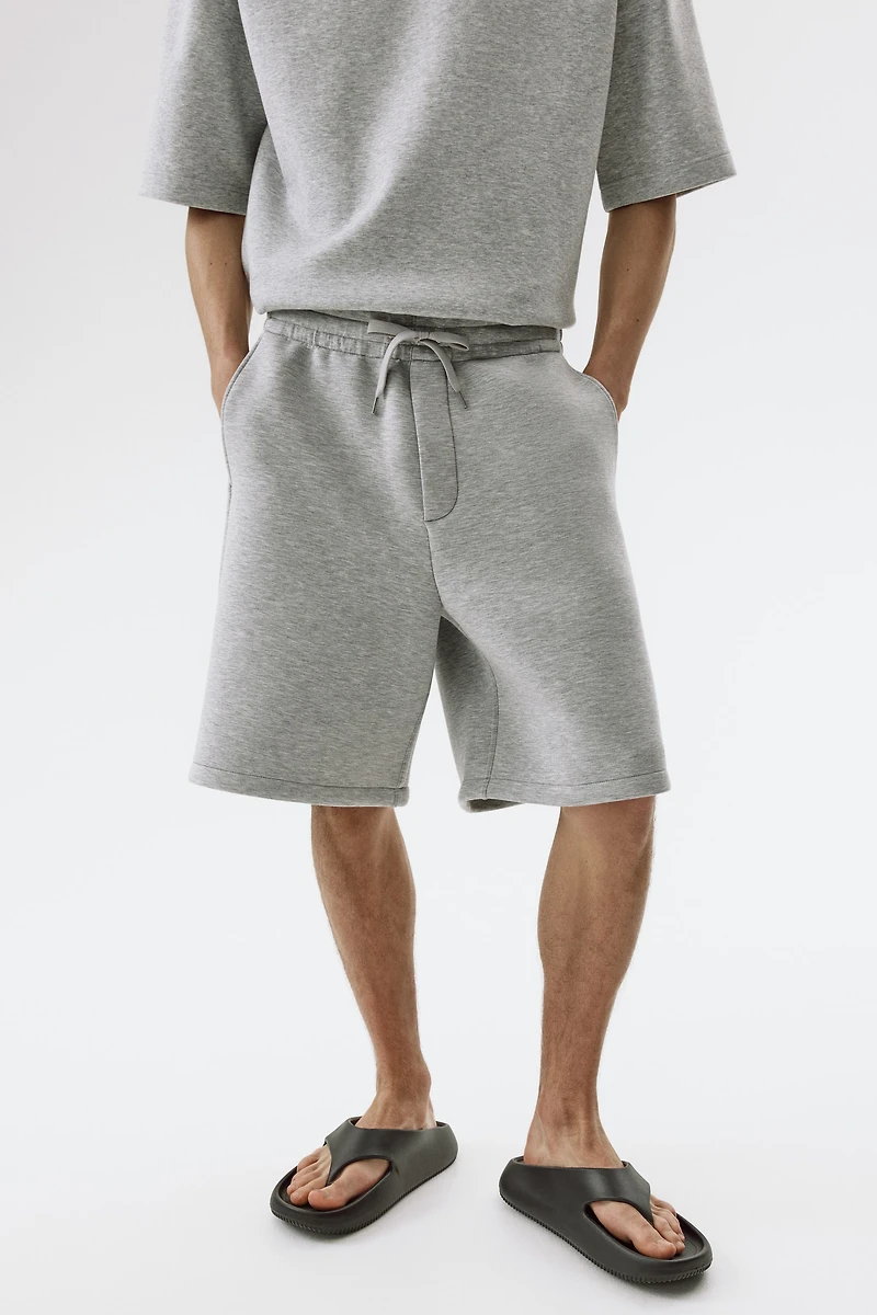 Relaxed-Fit Scuba Shorts
