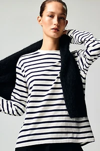 Haut à manches longues en coton