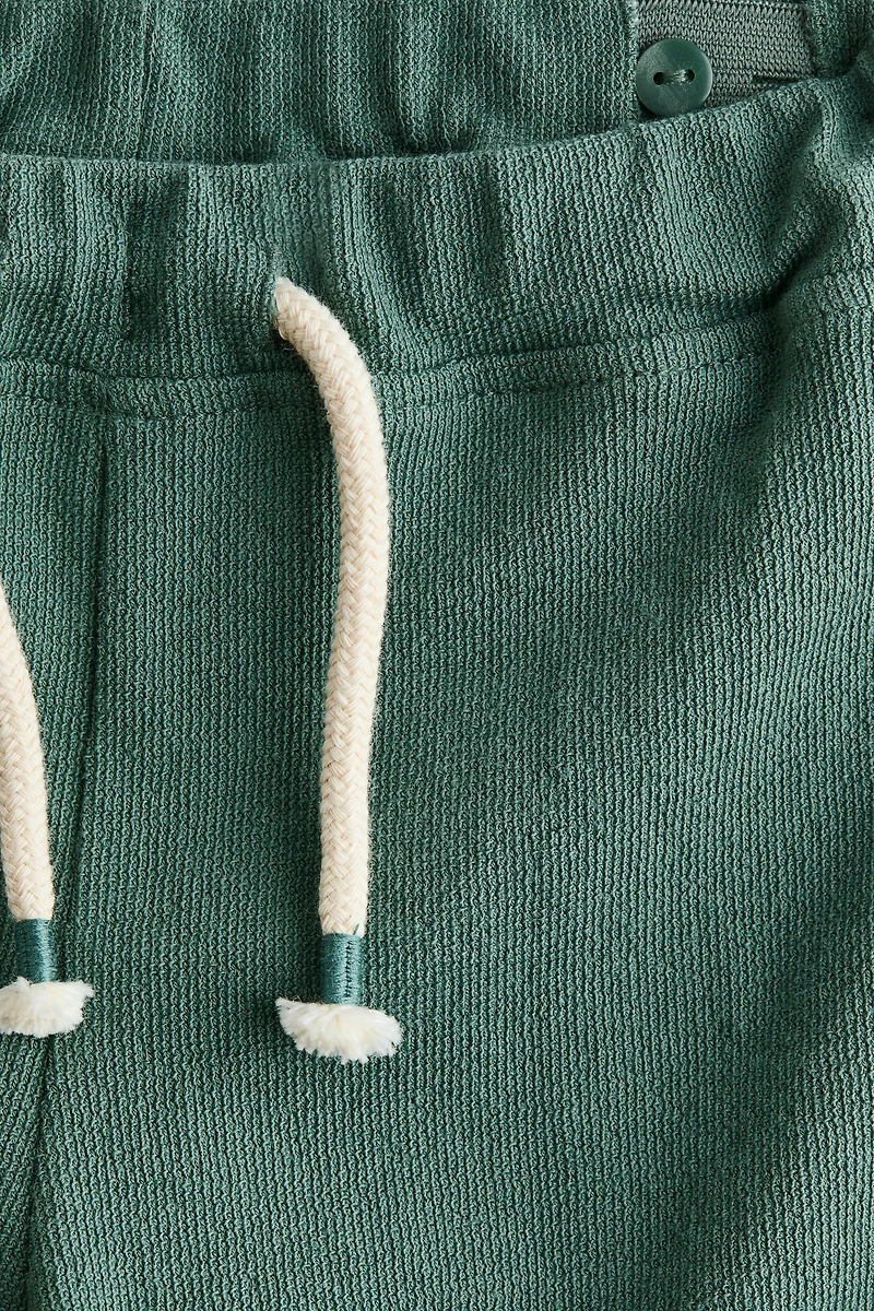 Textured Jersey Pants