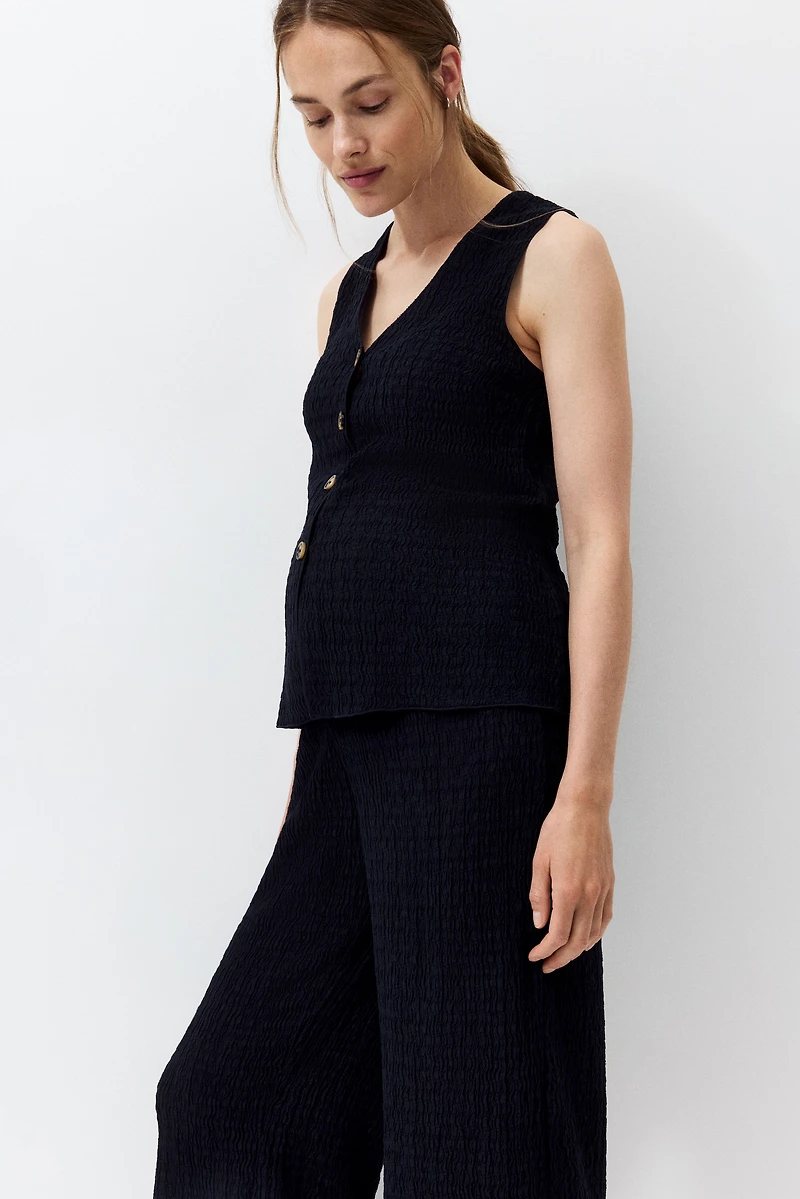 MAMA 2-Piece Crinkled Jersey Set