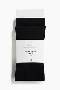 MAMA Lot de 2 collants 40d