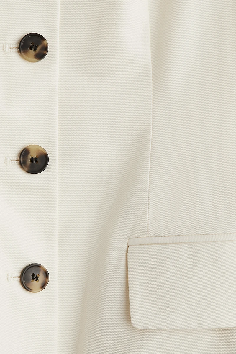 Long Button-Front Dress