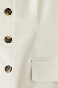 Long Button-Front Dress