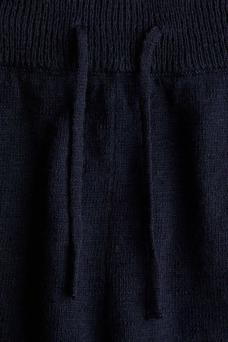 Fine-Knit Cotton Shorts