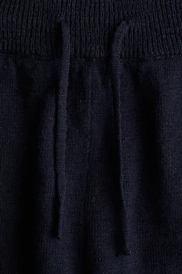 Fine-Knit Cotton Shorts
