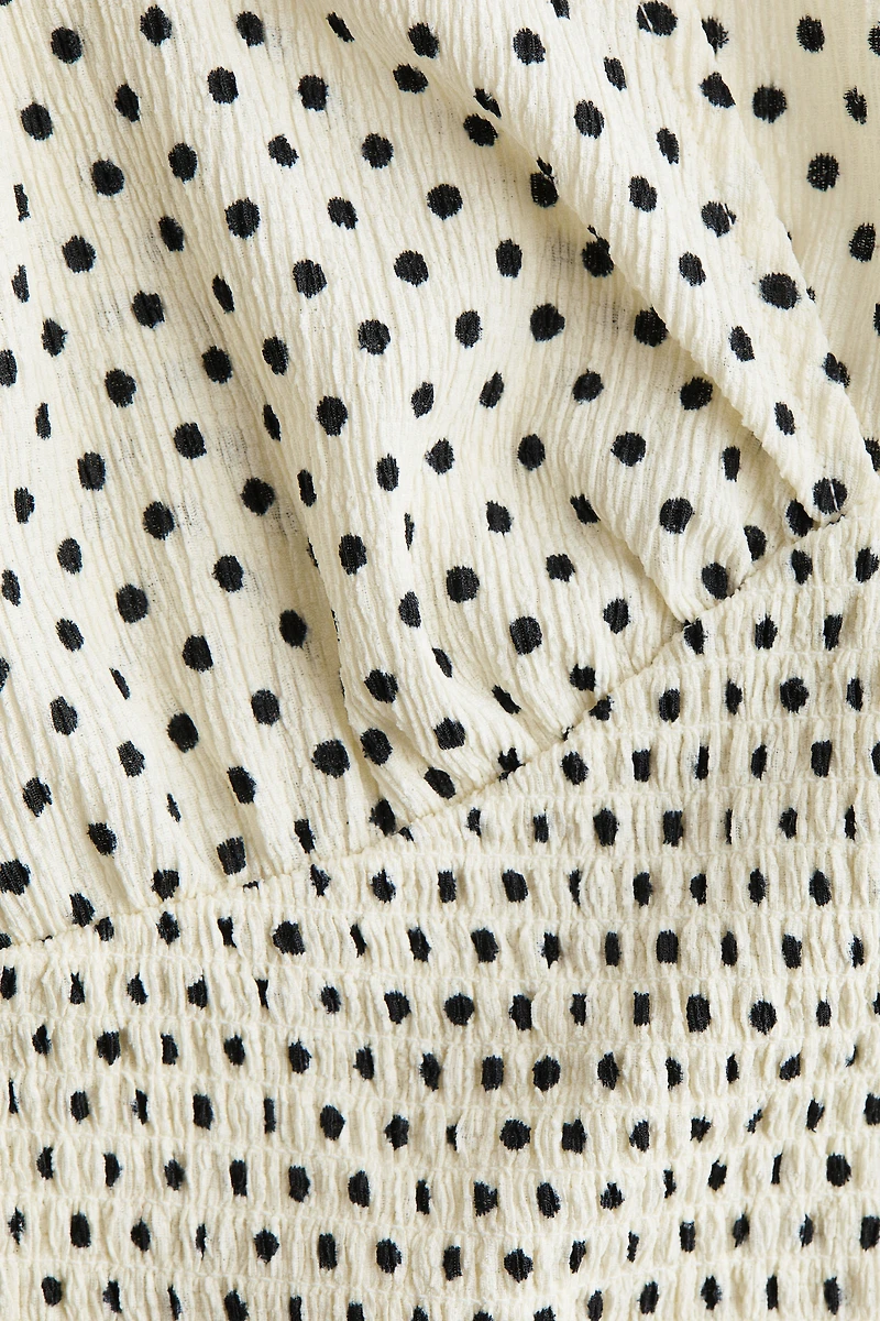 Haut en jersey texturé