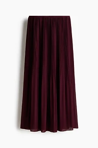 Pleated Chiffon Skirt