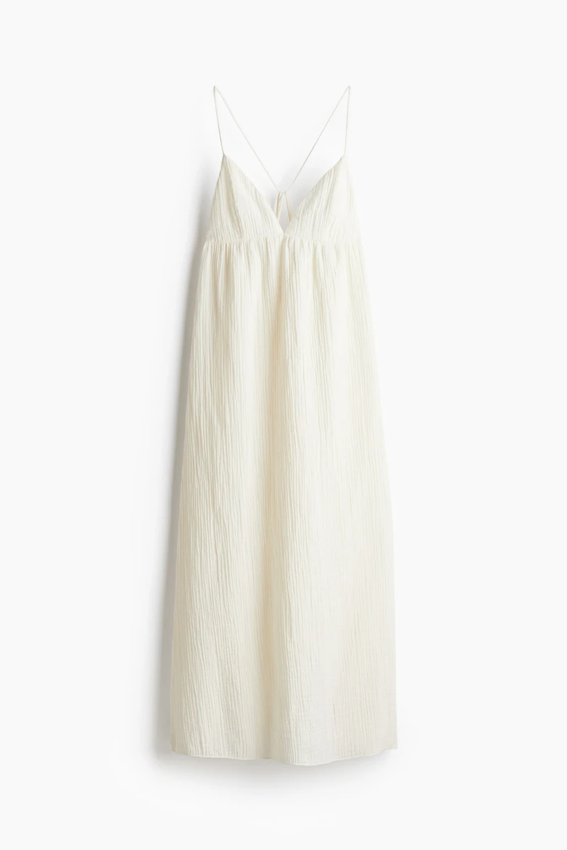 Tie-Detail Maxi Dress