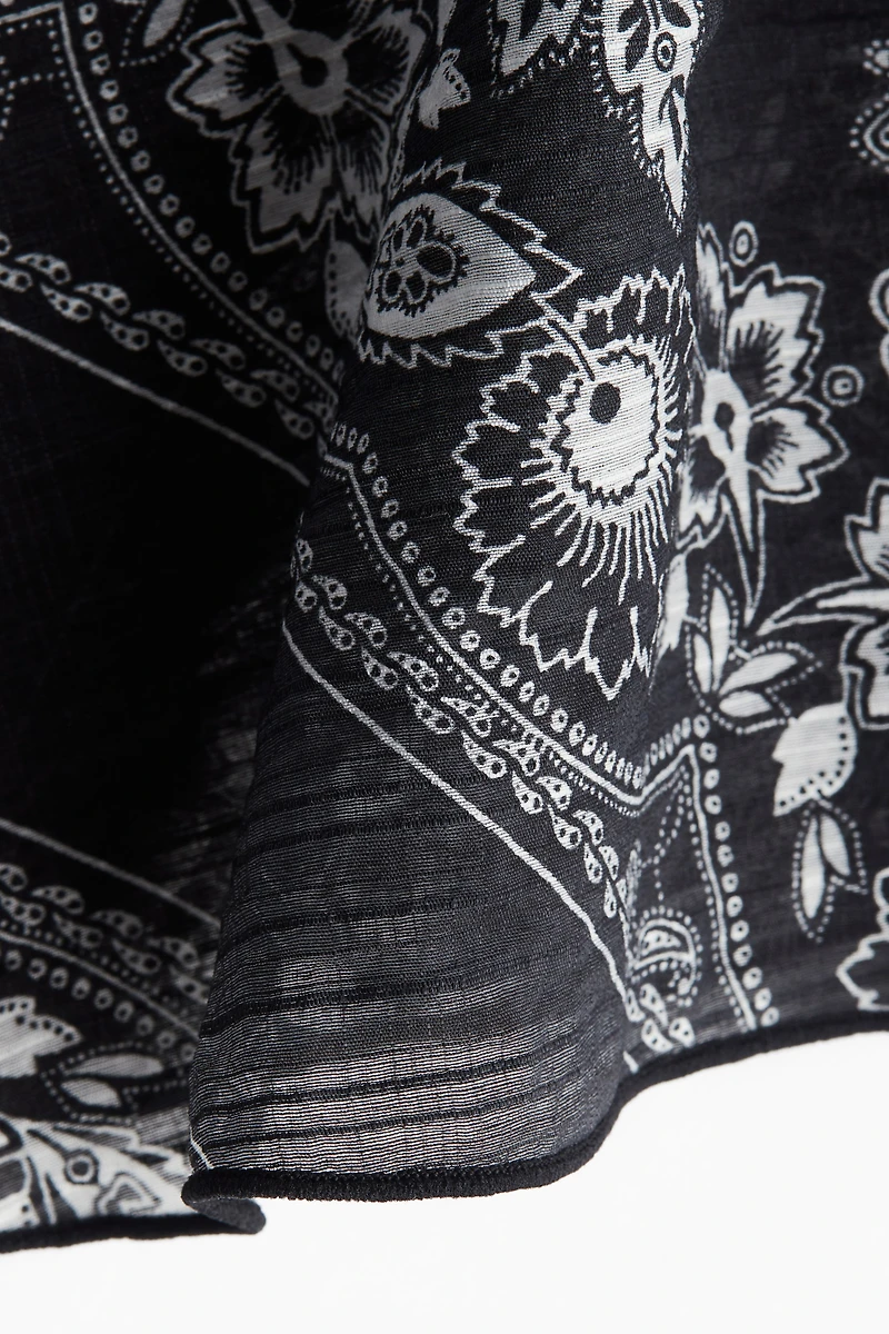 Tie-Detail Beach Skirt