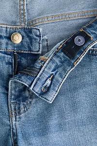 Jean large MAMA taille basse, à la cheville