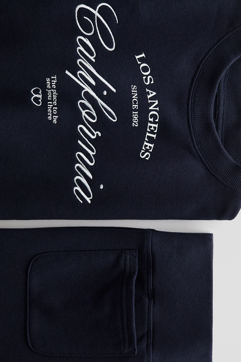 2-Piece Sweatshirt and Joggers Set