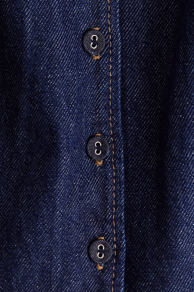 Veste sans manches en denim