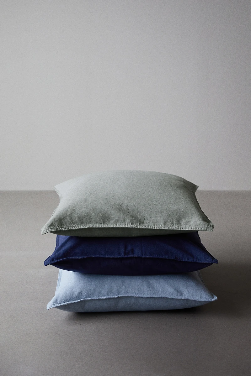 Linen-blend Cushion Cover