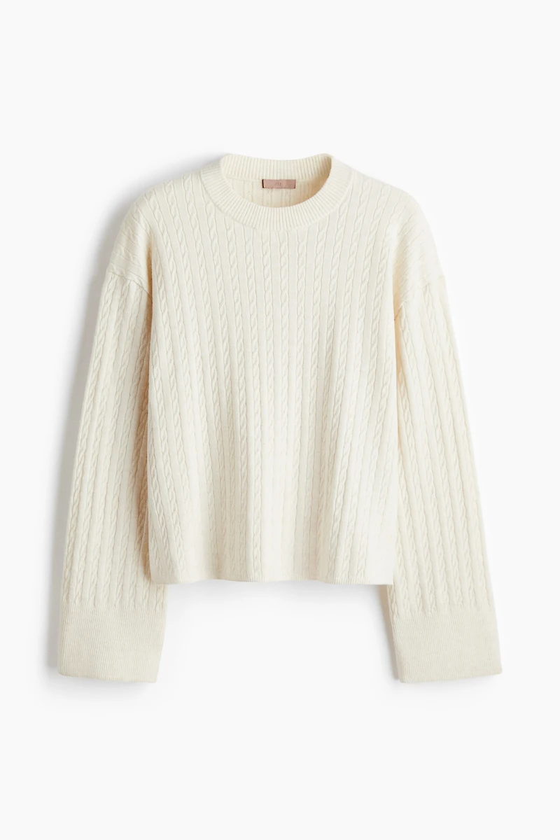 Cable-Knit Sweater