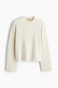 Cable-Knit Sweater