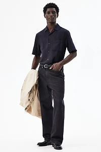 Regular-Fit Linen-Blend Resort Shirt