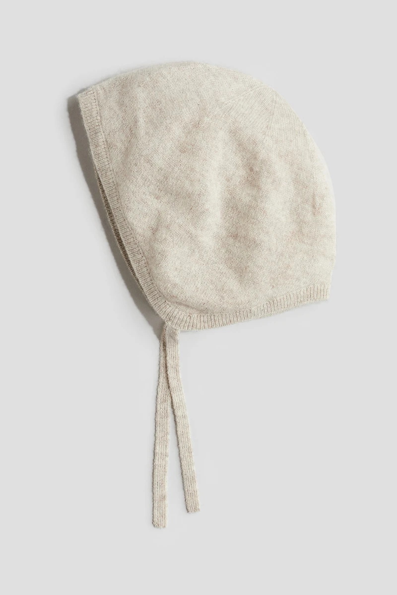 Bonnet béguin en cachemire