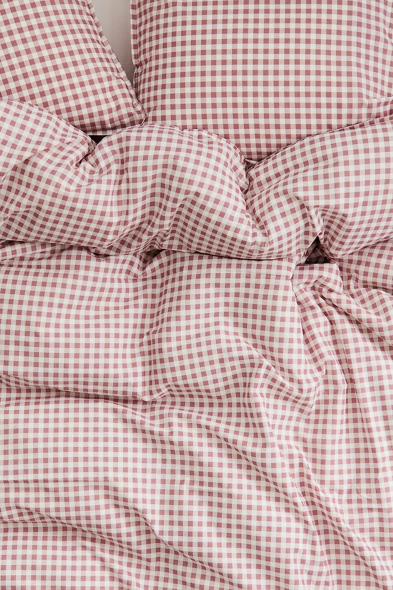 Patterned King/Queen Duvet Cover Set