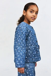 Quilted Denim Jacket