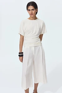 Draped Jersey Top