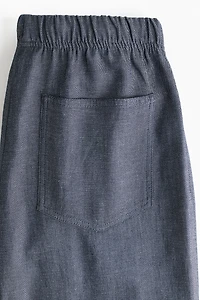Straight-Leg Drawstring Pants