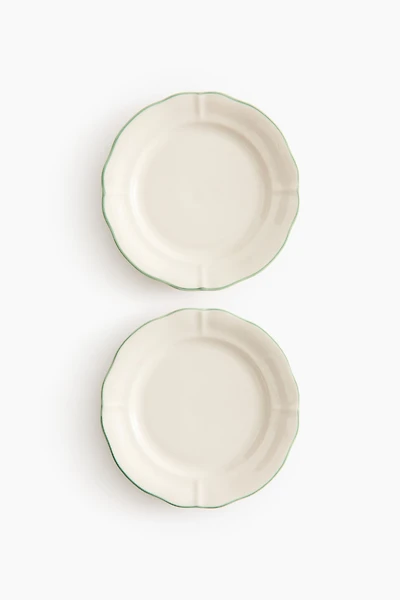 2-Pack Stoneware Appetizer Plates