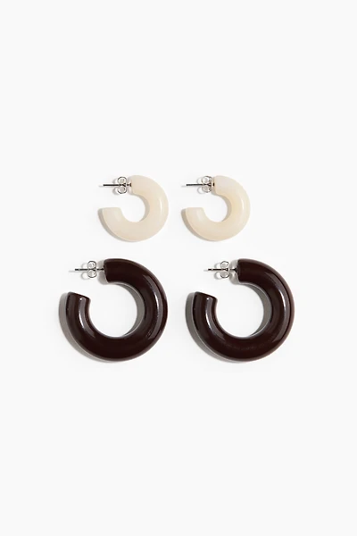 2-Pack Hoop Earrings
