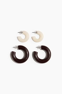 2-Pack Hoop Earrings