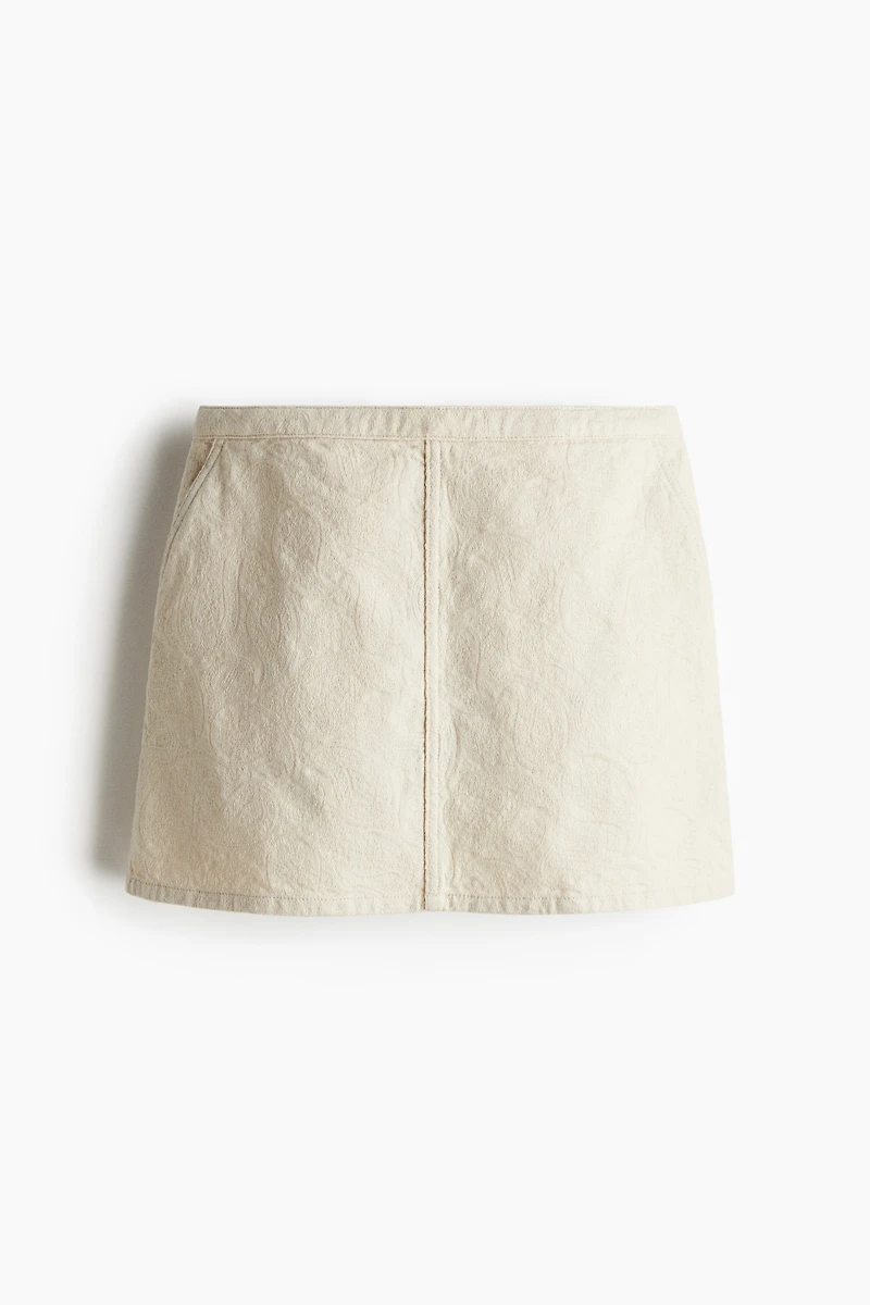 A-line mini skirt