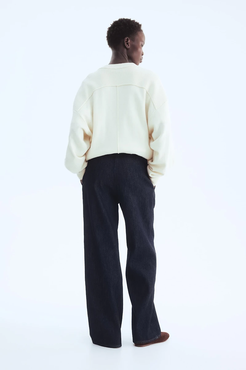 Denim Drawstring Pants