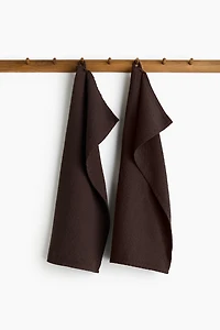 2-Pack Jacquard-Weave Tea Towels