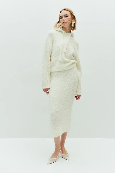 Kangourou en tricot bouclette