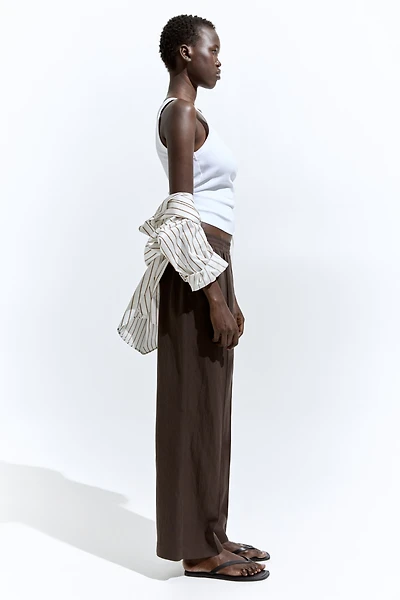 Pull-On Twill Pants