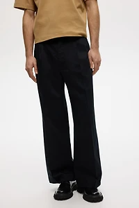 Loose-Fit Linen-Blend Pants