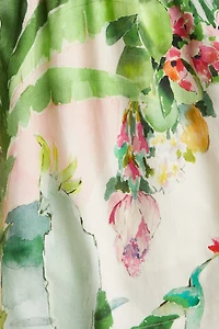 Patterned Cotton Shorts