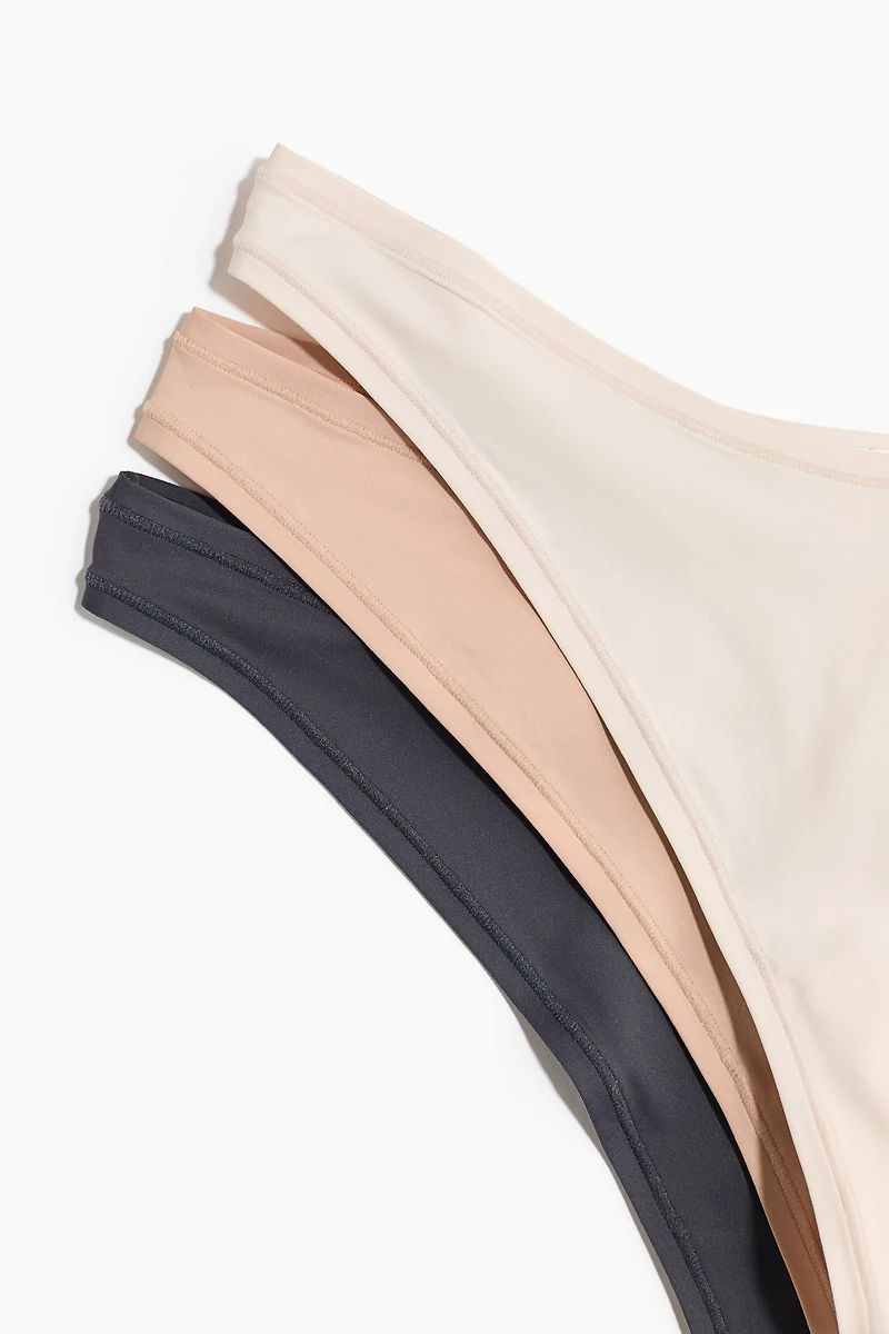 3-pack Microfiber Thong Briefs