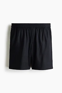 Easy Care Relaxed-Fit Linen-Blend Shorts