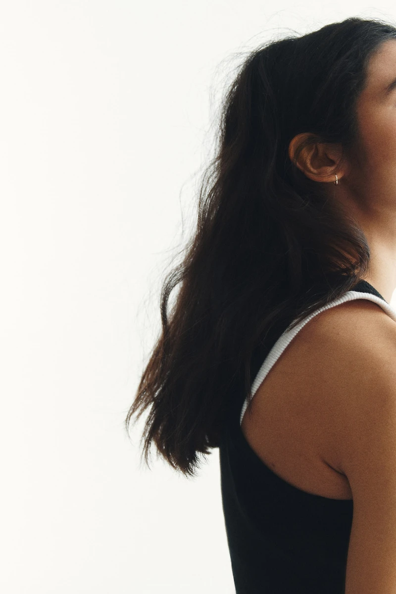 Ribbed Cotton Tank Top