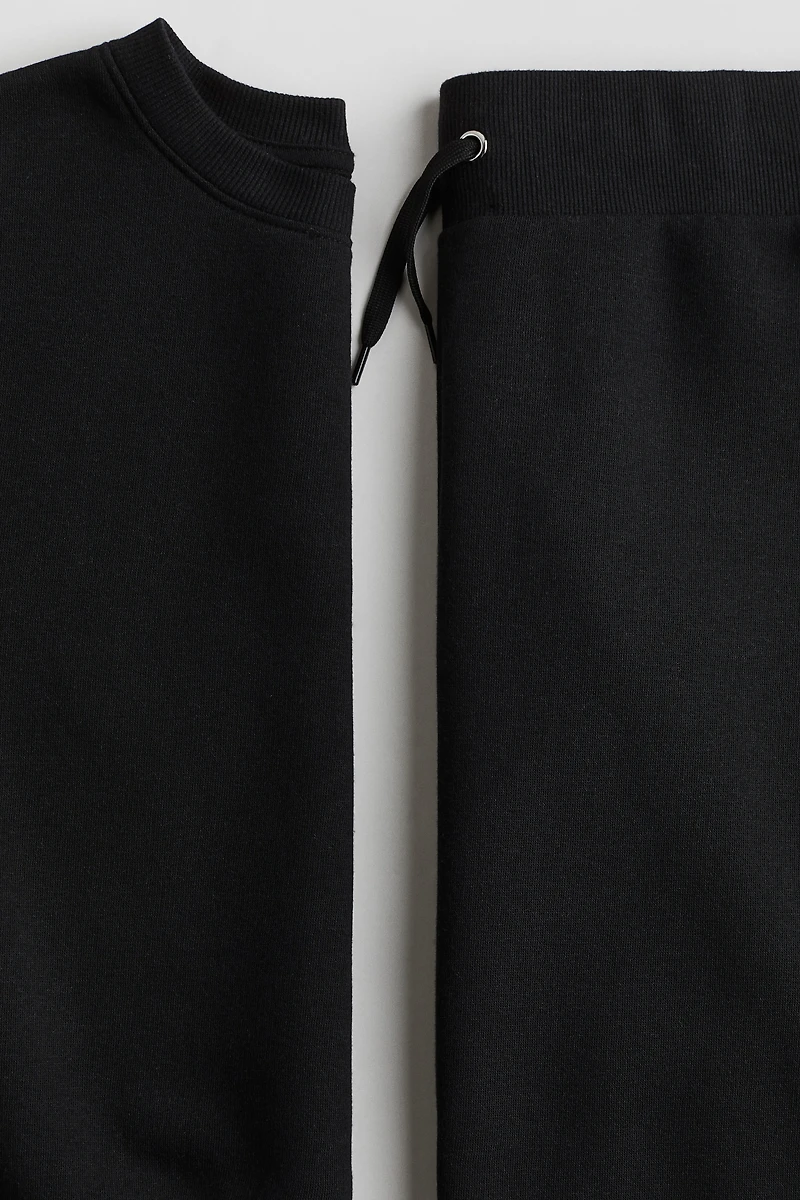 2-Piece Brushed-Inside Sweatsuit