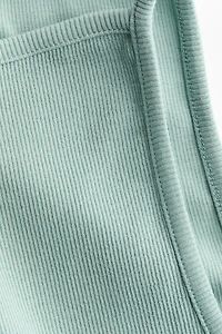 Ribbed strappy top