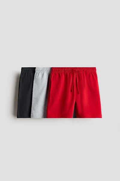 Lot de 3 shorts en jersey coton