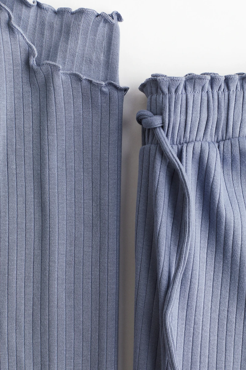 MAMA Ribbed Pajamas