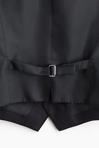 Slim-Fit Linen Suit Vest