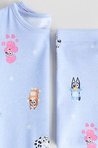 Pyjama Bien Ajusté en jersey imprimé