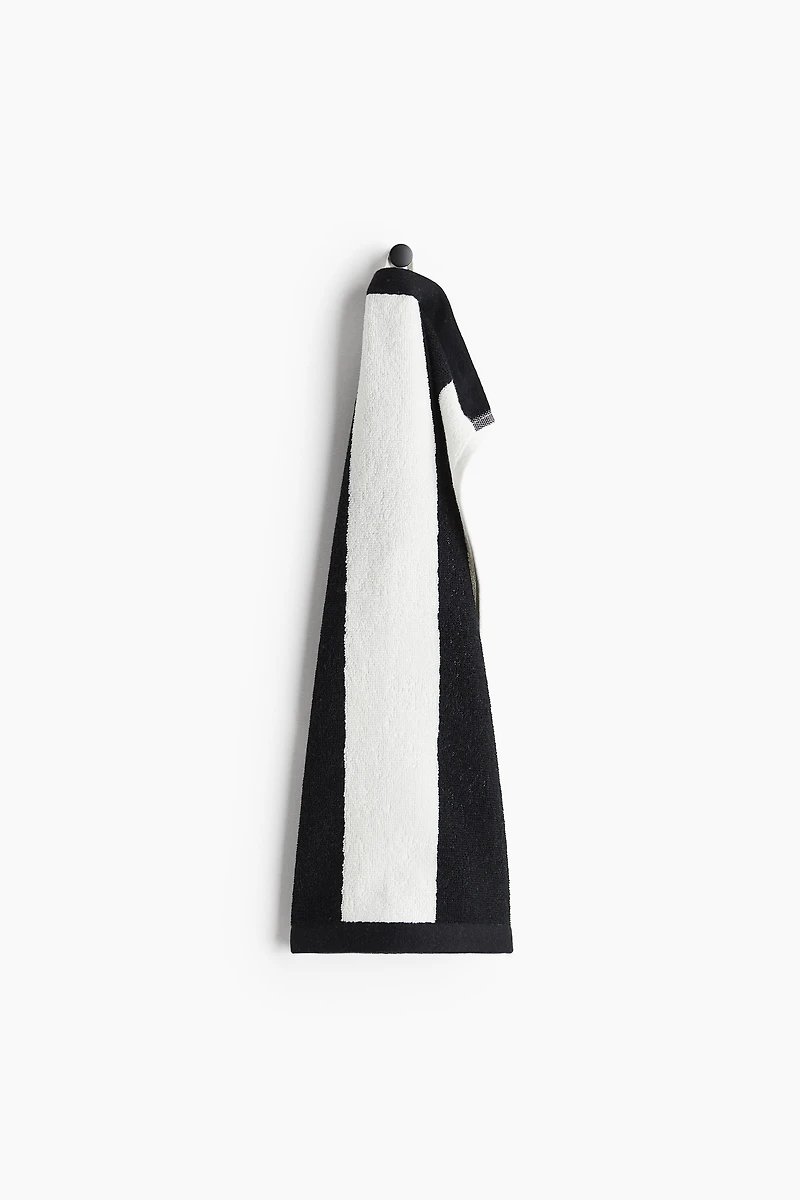 Striped Cotton Terry Guest Towel