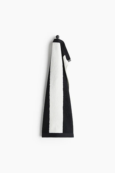 Striped Cotton Terry Guest Towel
