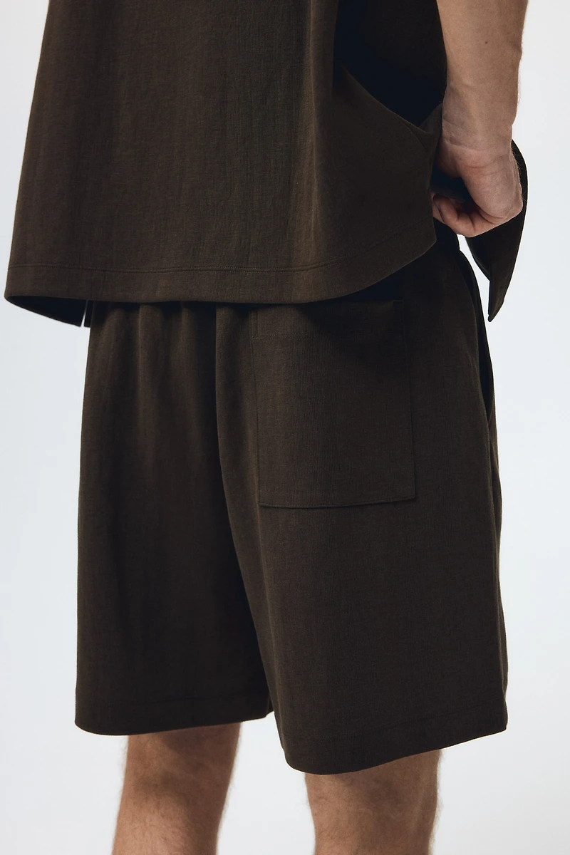 Relaxed-Fit Interlock Shorts