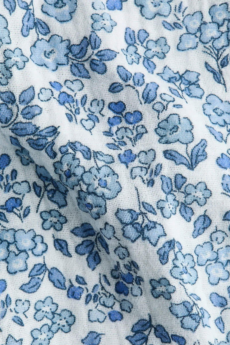 Pantalon en mousseline de coton